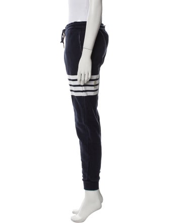 Thom Browne Striped Grosgrain Trim Sweatpants