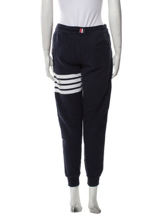 Thom Browne Striped Grosgrain Trim Sweatpants