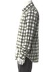 Thom Browne Plaid Print Long Sleeve Shirt
