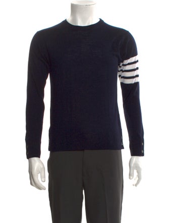 Thom Browne 4-Bar Wool Pullover