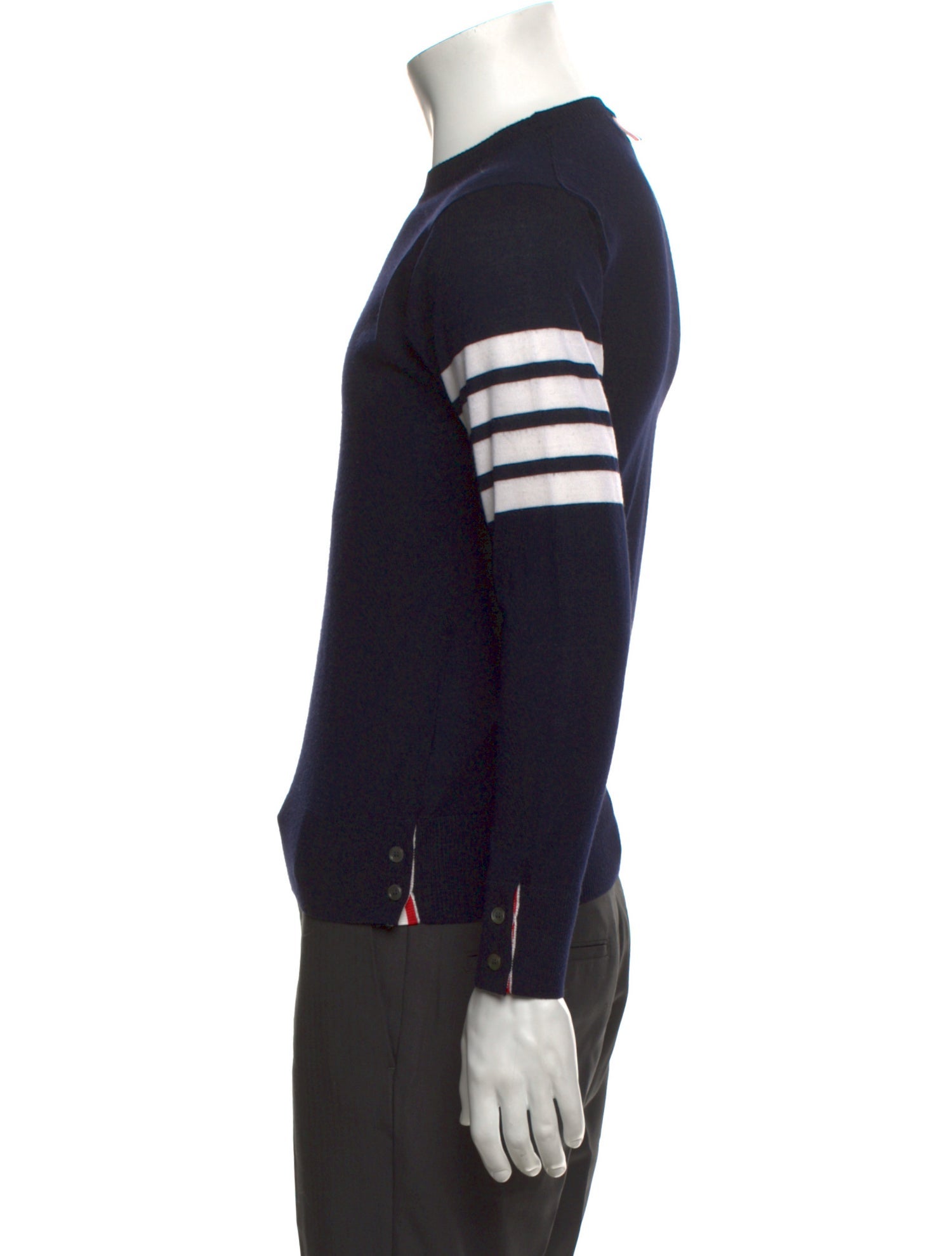 Thom Browne 4-Bar Wool Pullover