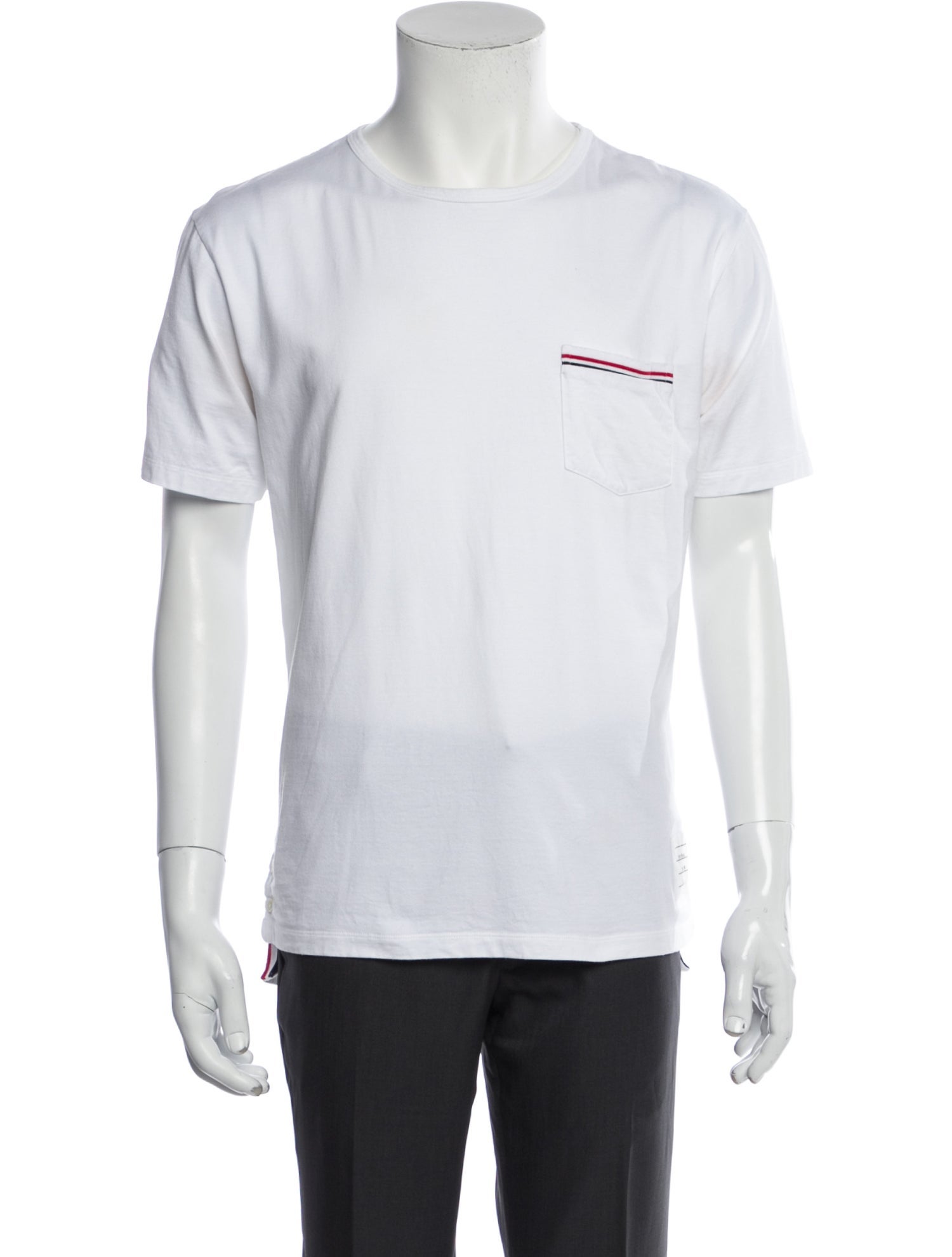 Thom Browne Jersey Pocket Graphic Print T-Shirt