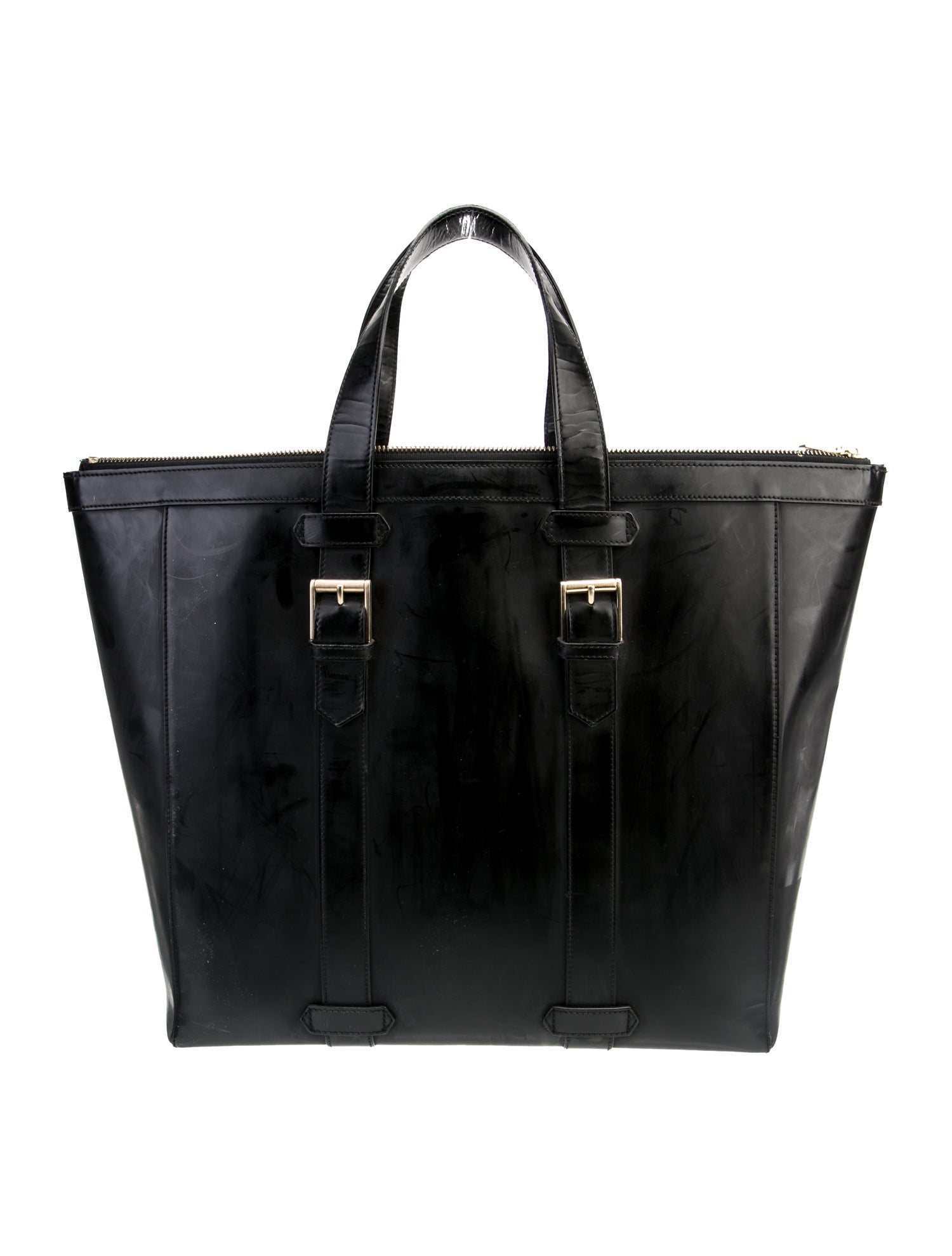 Thom Browne Leather Tote