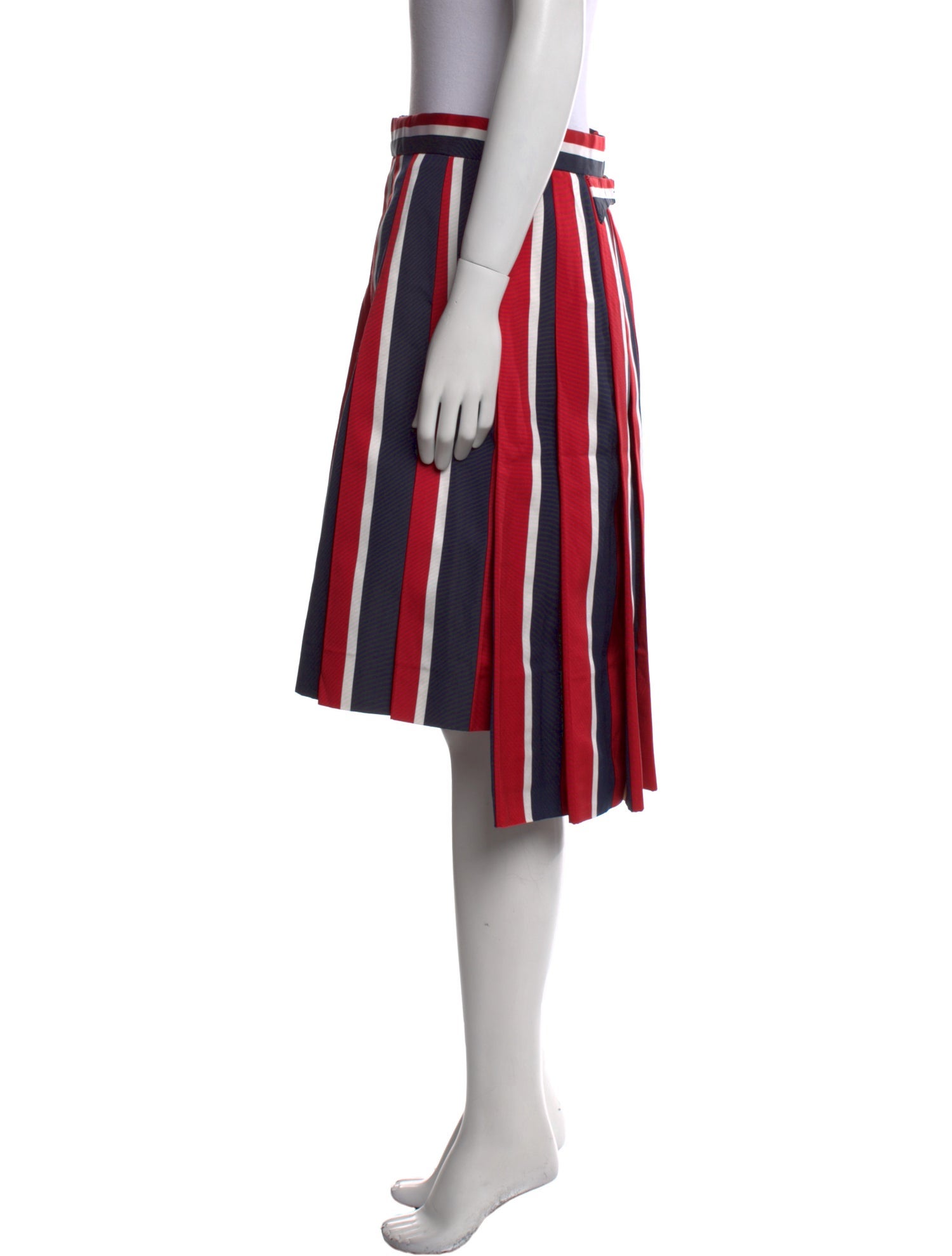Thom Browne Striped Flat Front Kilt