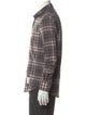 Thom Browne Plaid Print Long Sleeve Shirt