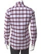 Thom Browne Plaid Print Long Sleeve Dress Shirt