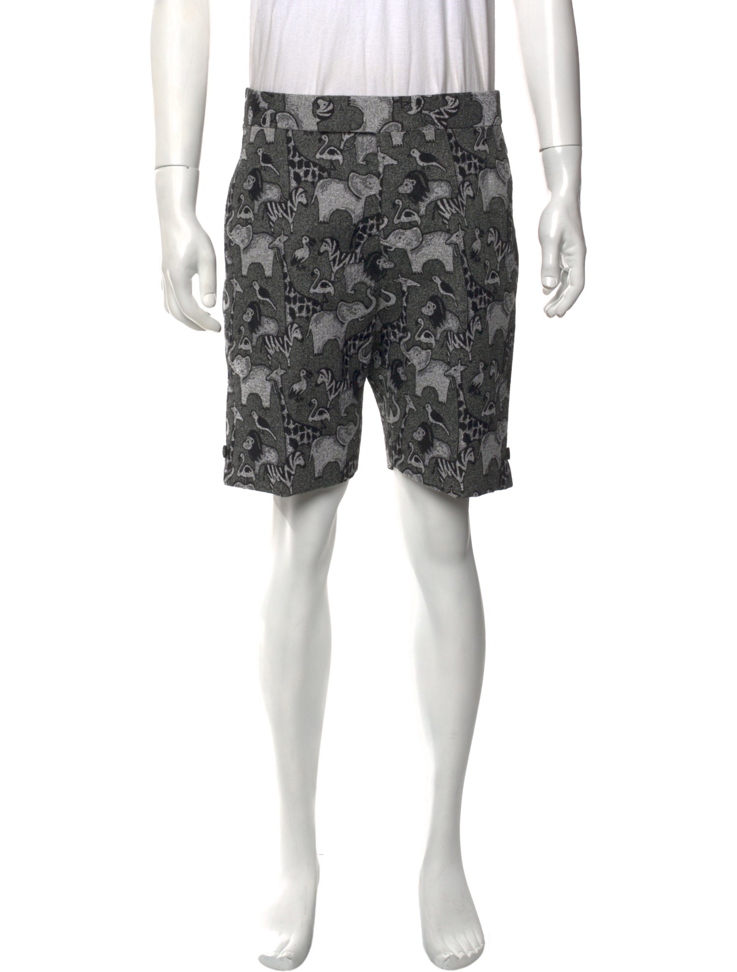 Thom Browne Printed Jogger Shorts