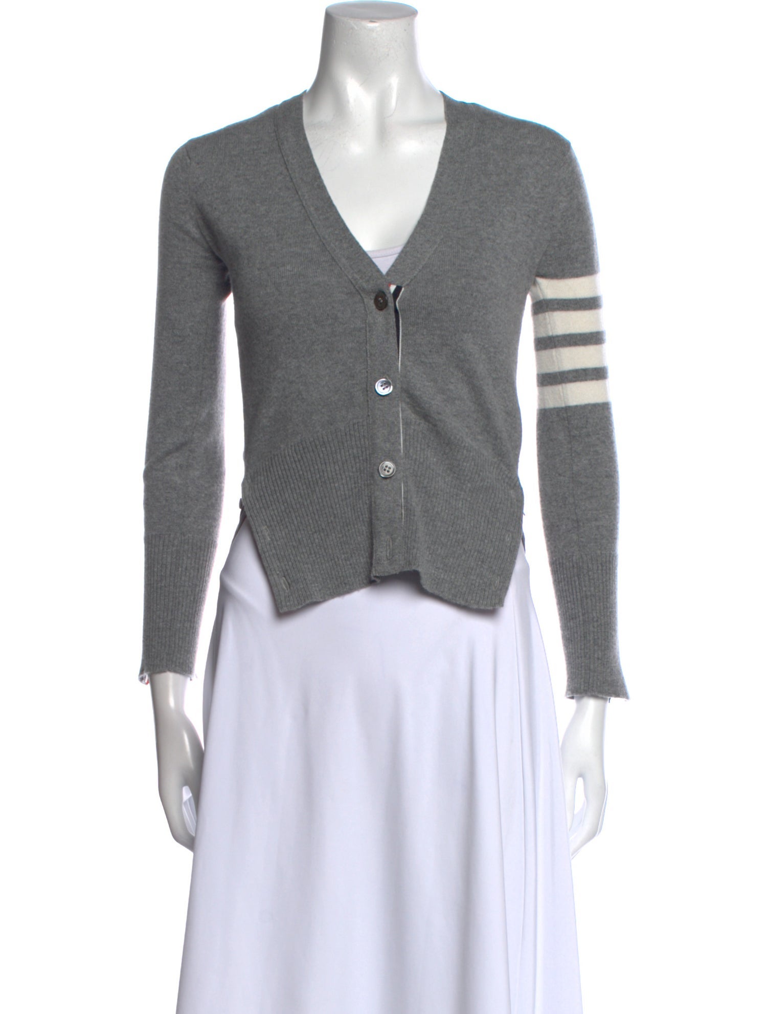 Thom Browne 4-Bar Cashmere Sweater