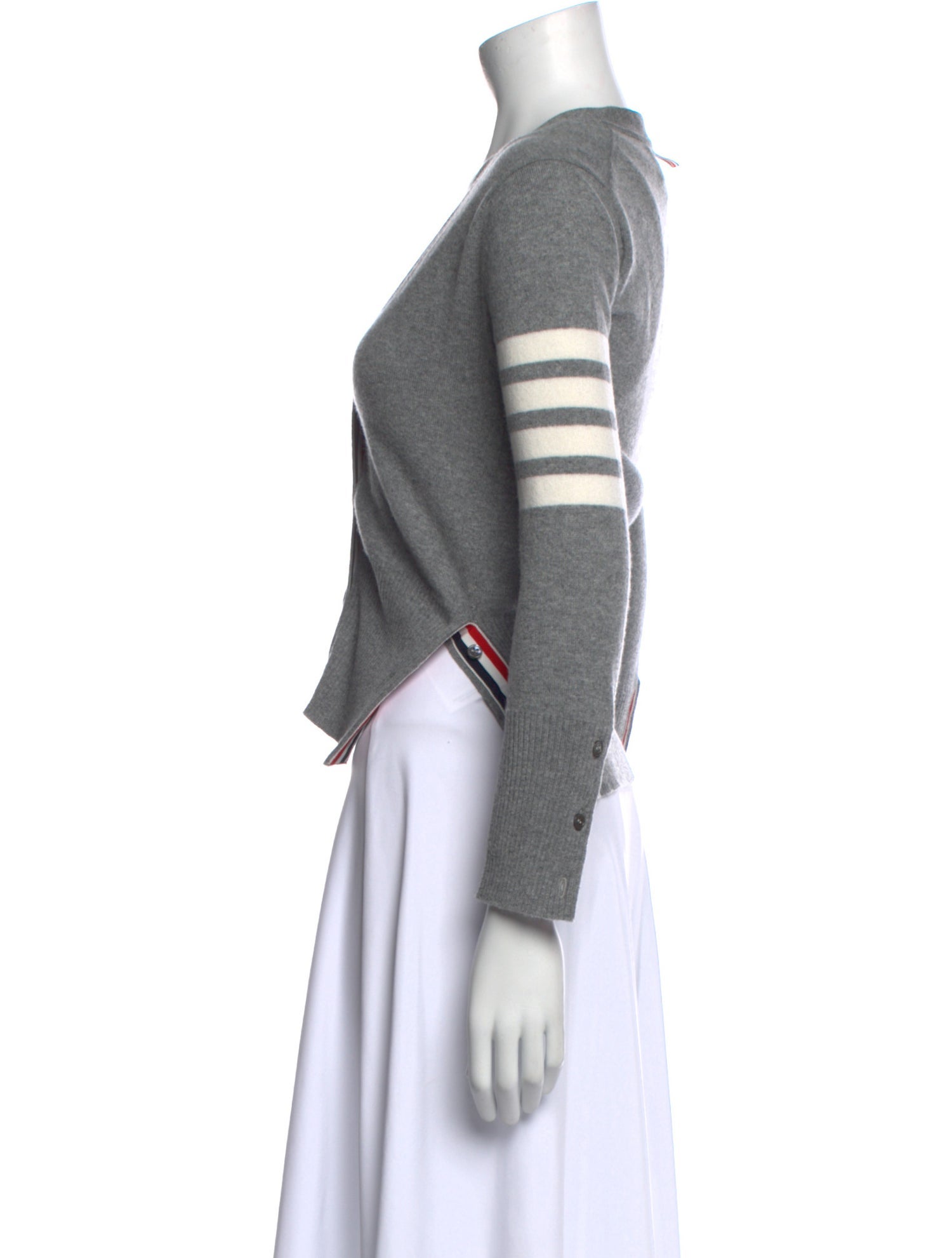 Thom Browne 4-Bar Cashmere Sweater