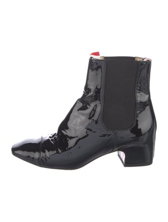 Thom Browne Patent Leather Chelsea Boots