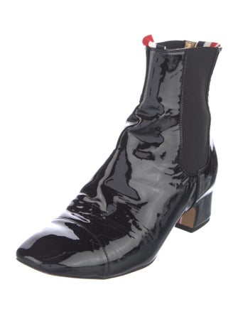 Thom Browne Patent Leather Chelsea Boots
