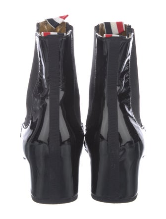 Thom Browne Patent Leather Chelsea Boots