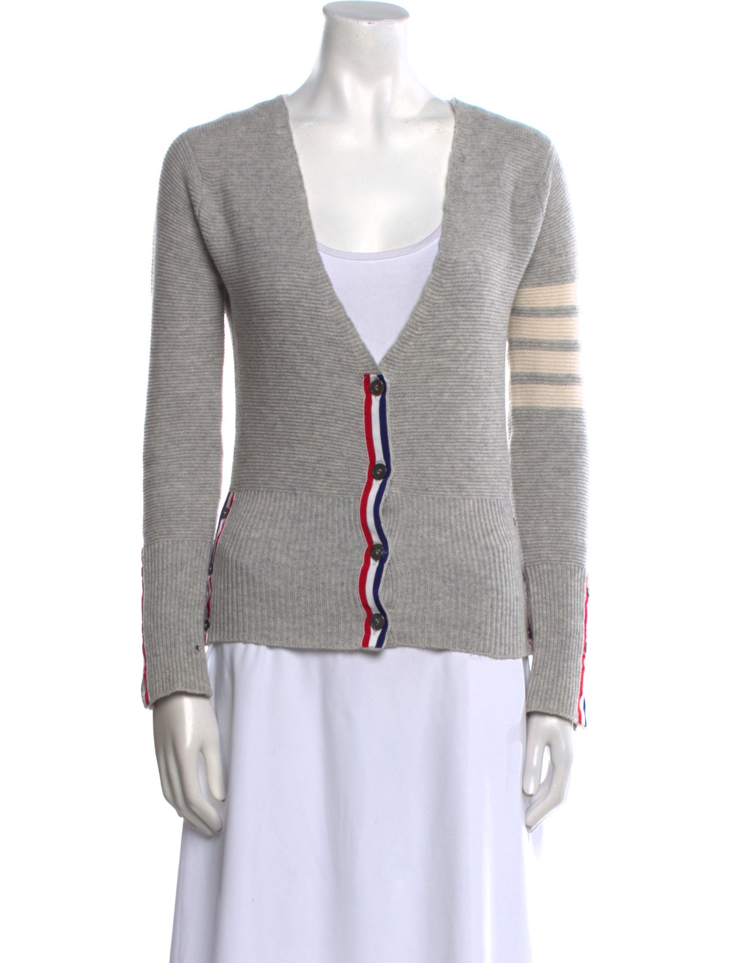 Thom Browne 4-Bar Cashmere Sweater