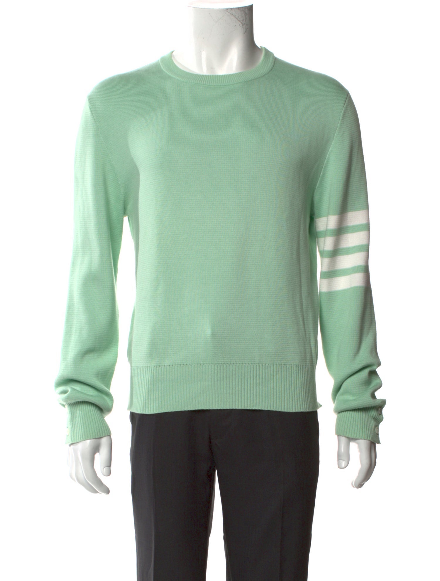 Thom Browne Crew Neck Long Sleeve Pullover