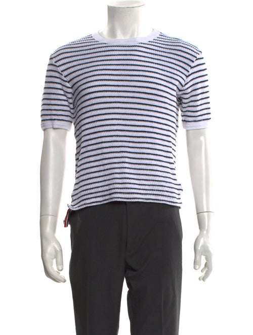 Thom Browne Striped Crew Neck Pullover