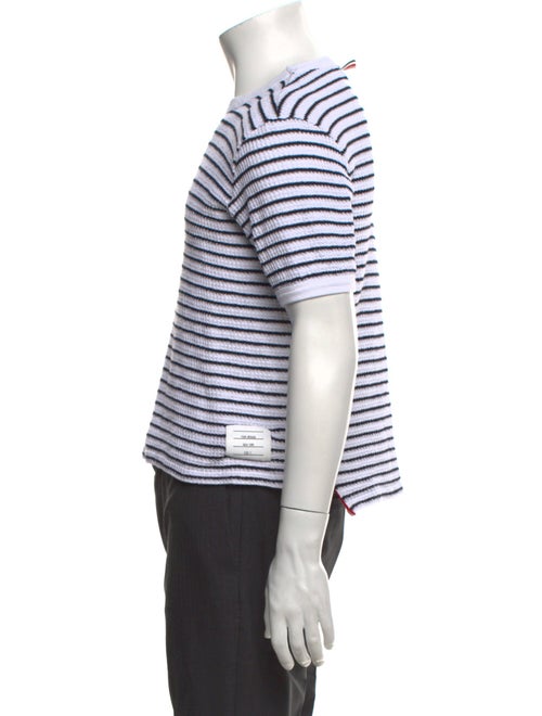 Thom Browne Striped Crew Neck Pullover
