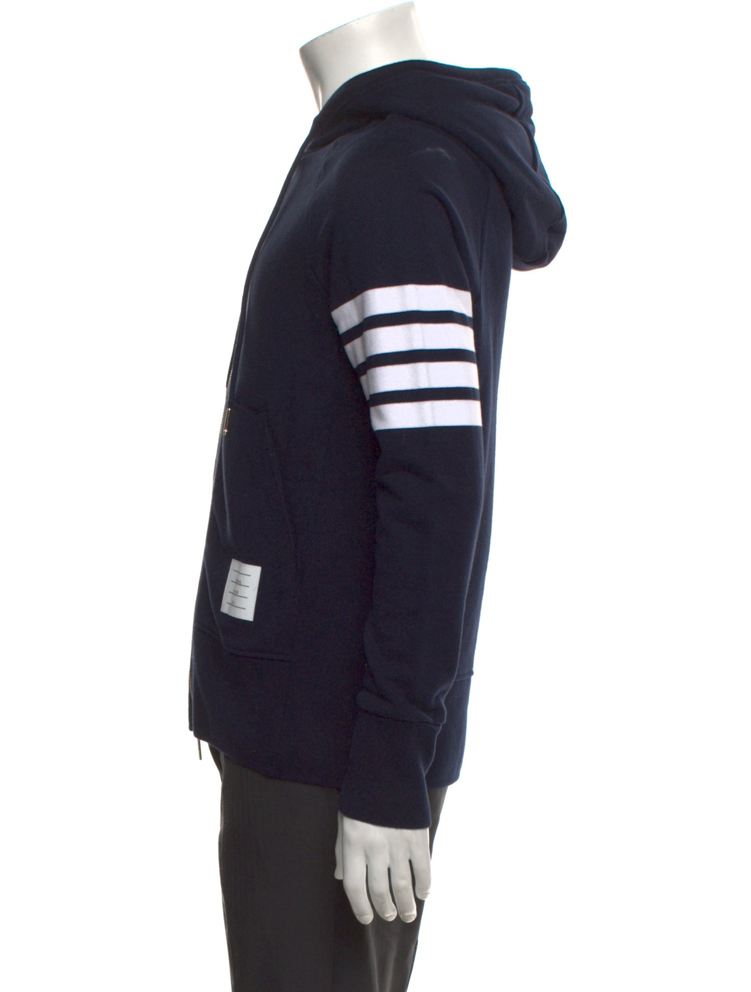 Thom Browne 4-Bar Striped Hoodie w/ Tags