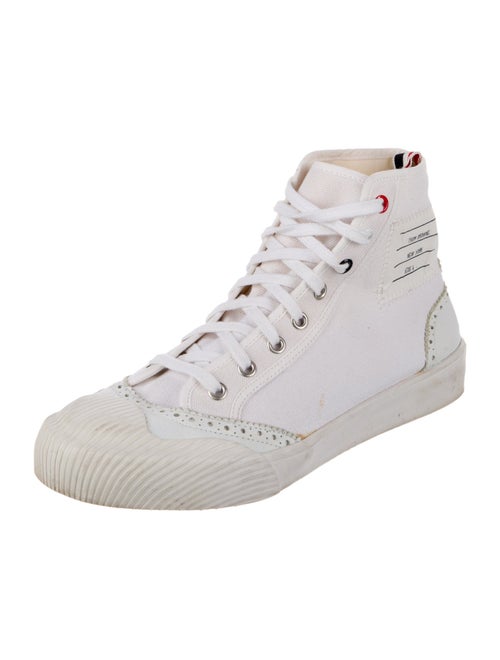 Thom Browne Canvas Lasercut Accents Sneakers