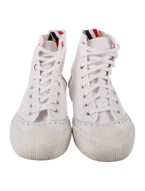 Thom Browne Canvas Lasercut Accents Sneakers