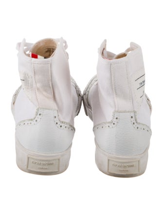 Thom Browne Canvas Lasercut Accents Sneakers