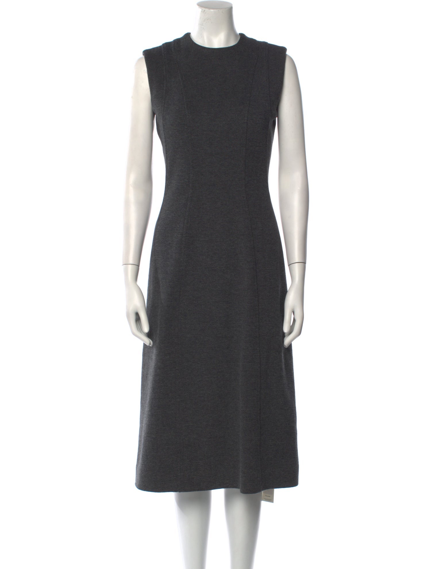 Thom Browne Crew Neck Midi Length Dress