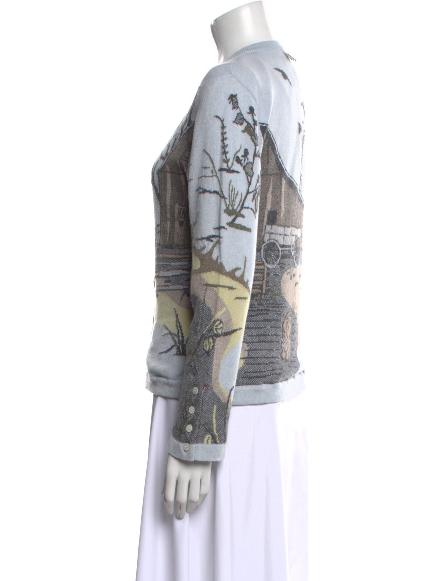 Thom Browne Cashmere Printed Sweater