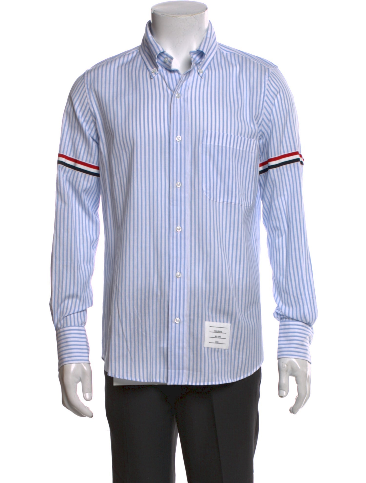 Thom Browne Madras Striped Dress Shirt w/ Tags