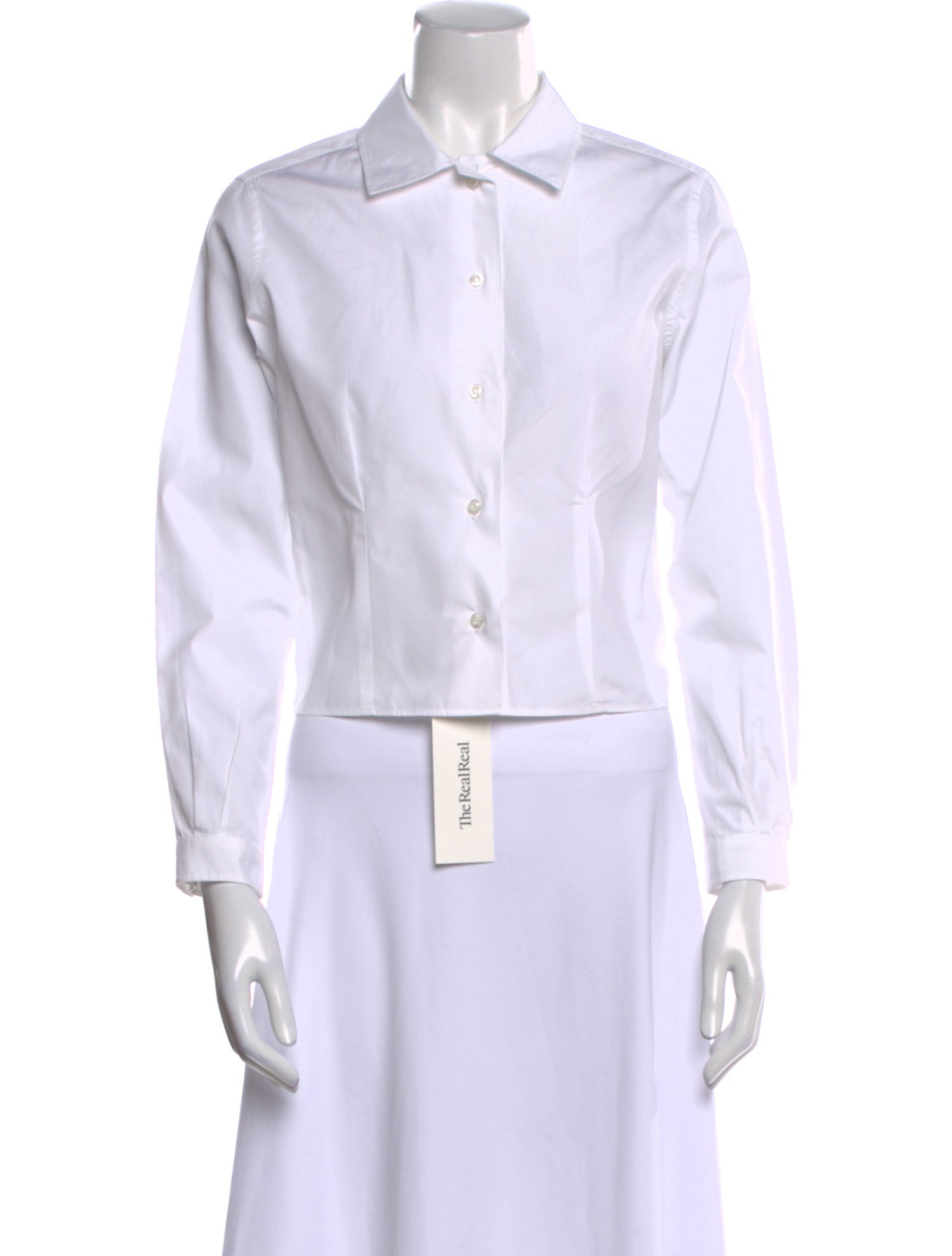 Thom Browne Long Sleeve Button-Up Top