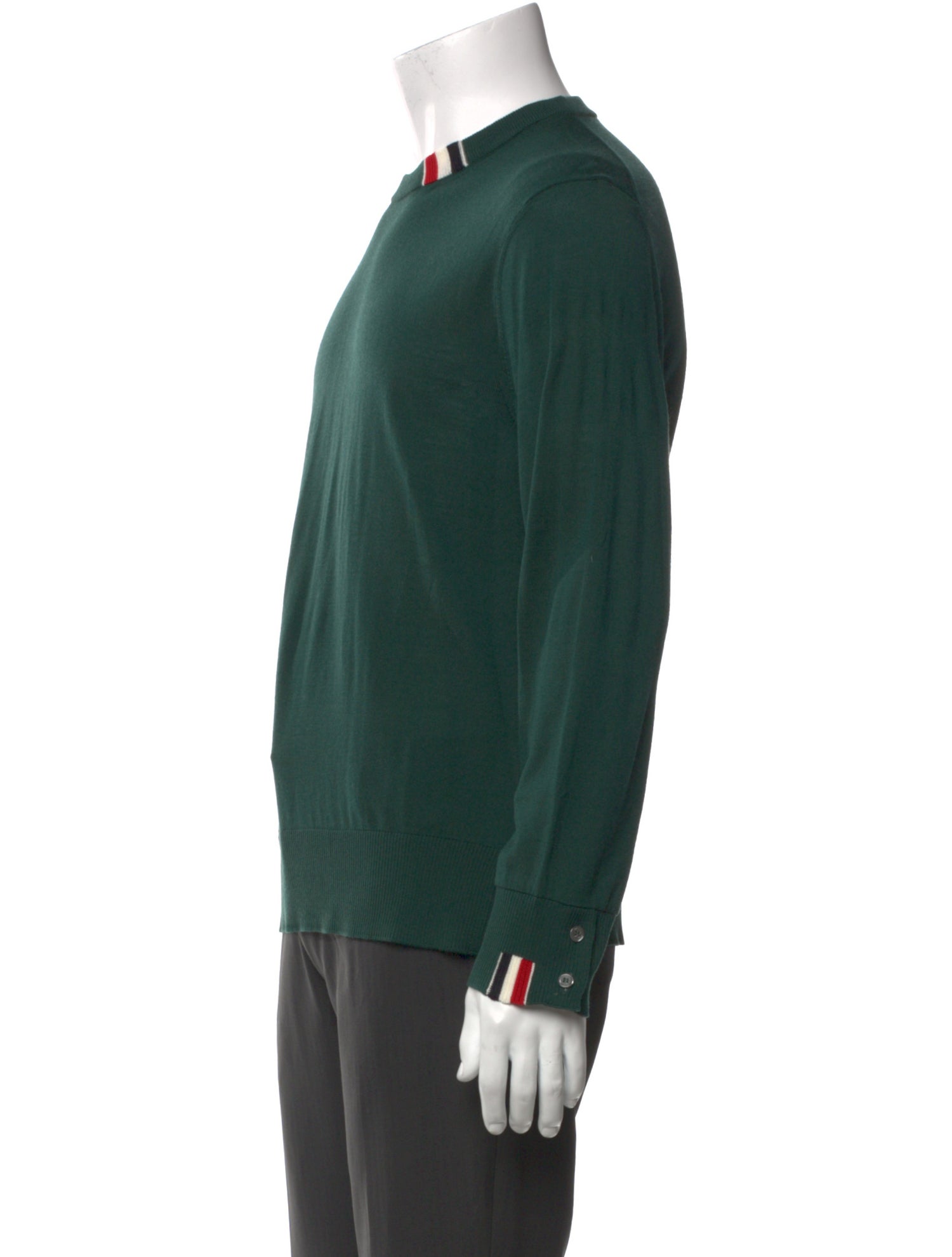 Thom Browne Virgin Wool Crew Neck Pullover