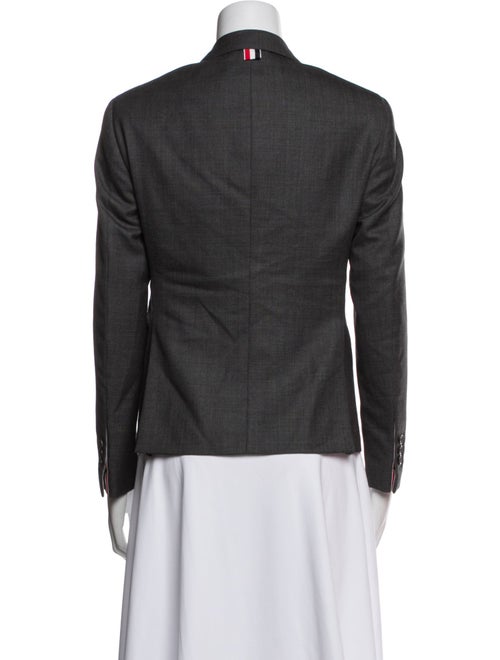 Thom Browne Wool Grosgrain Trim Blazer