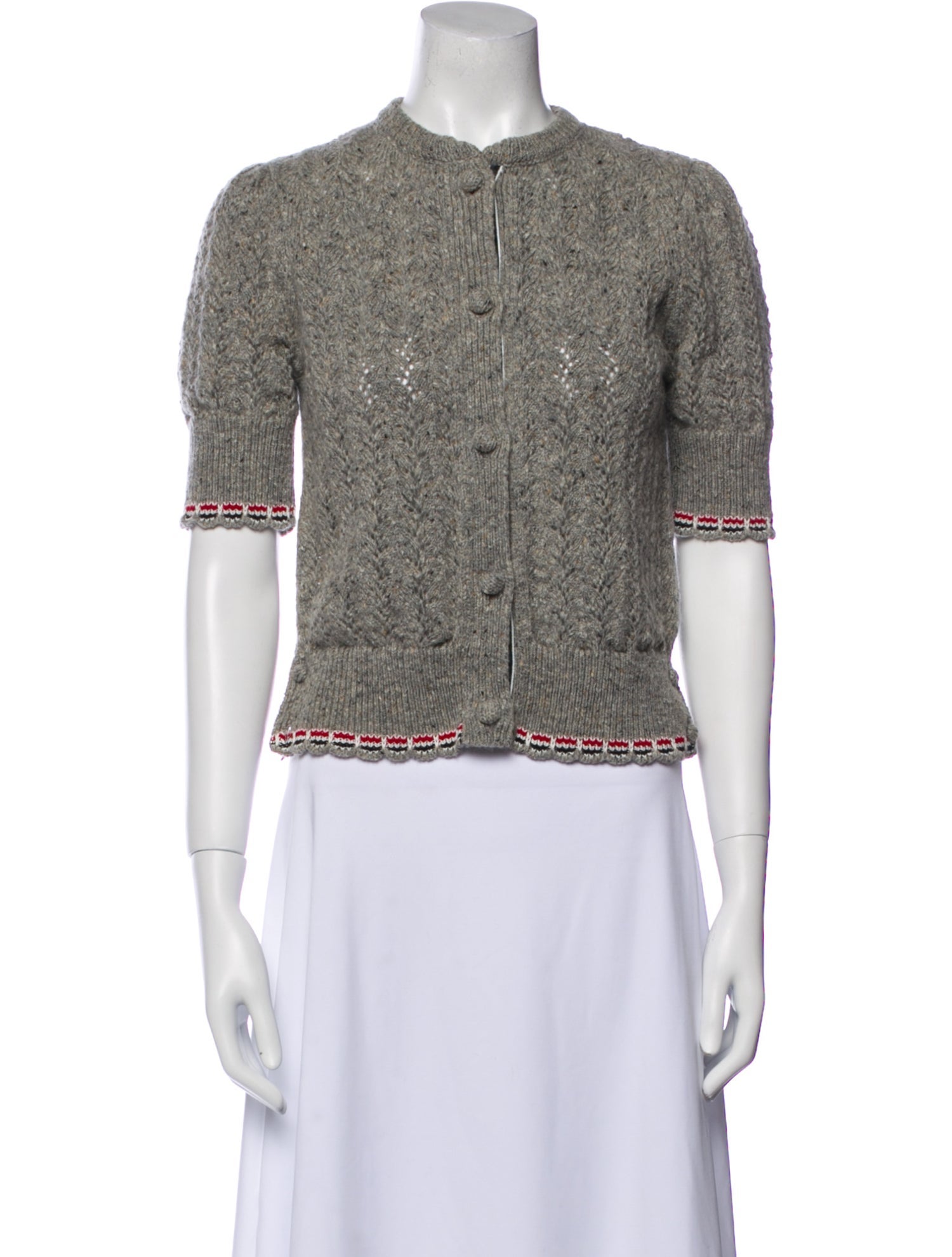 Thom Browne Wool Crew Neck Sweater