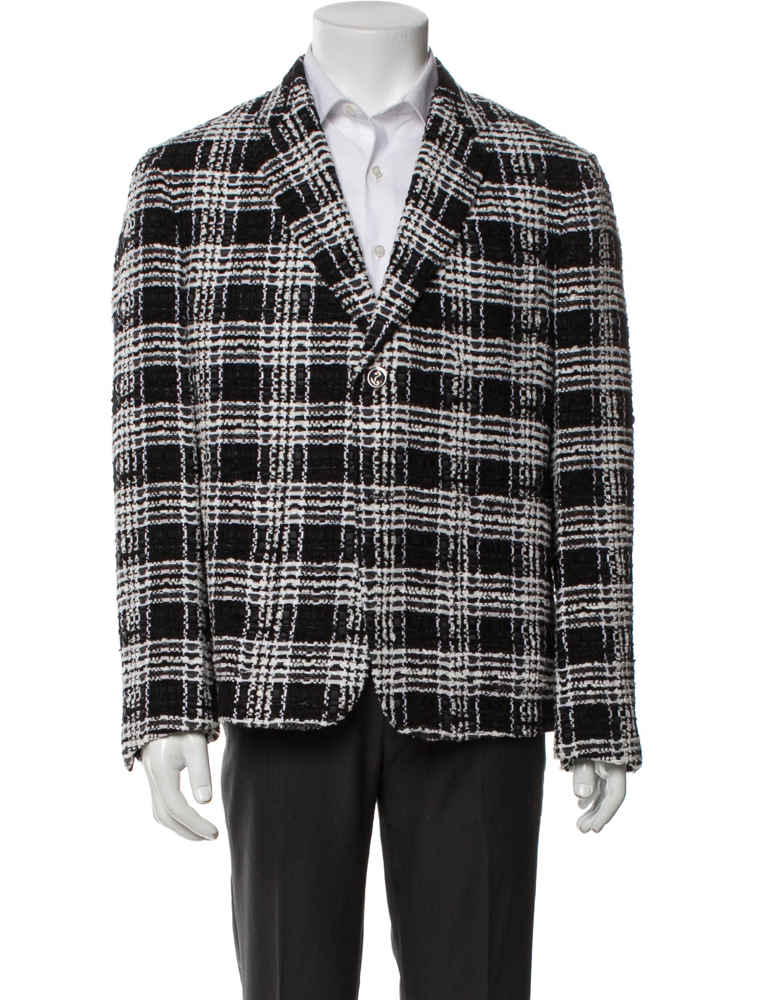 Thom Browne Plaid Print Blazer w/ Tags