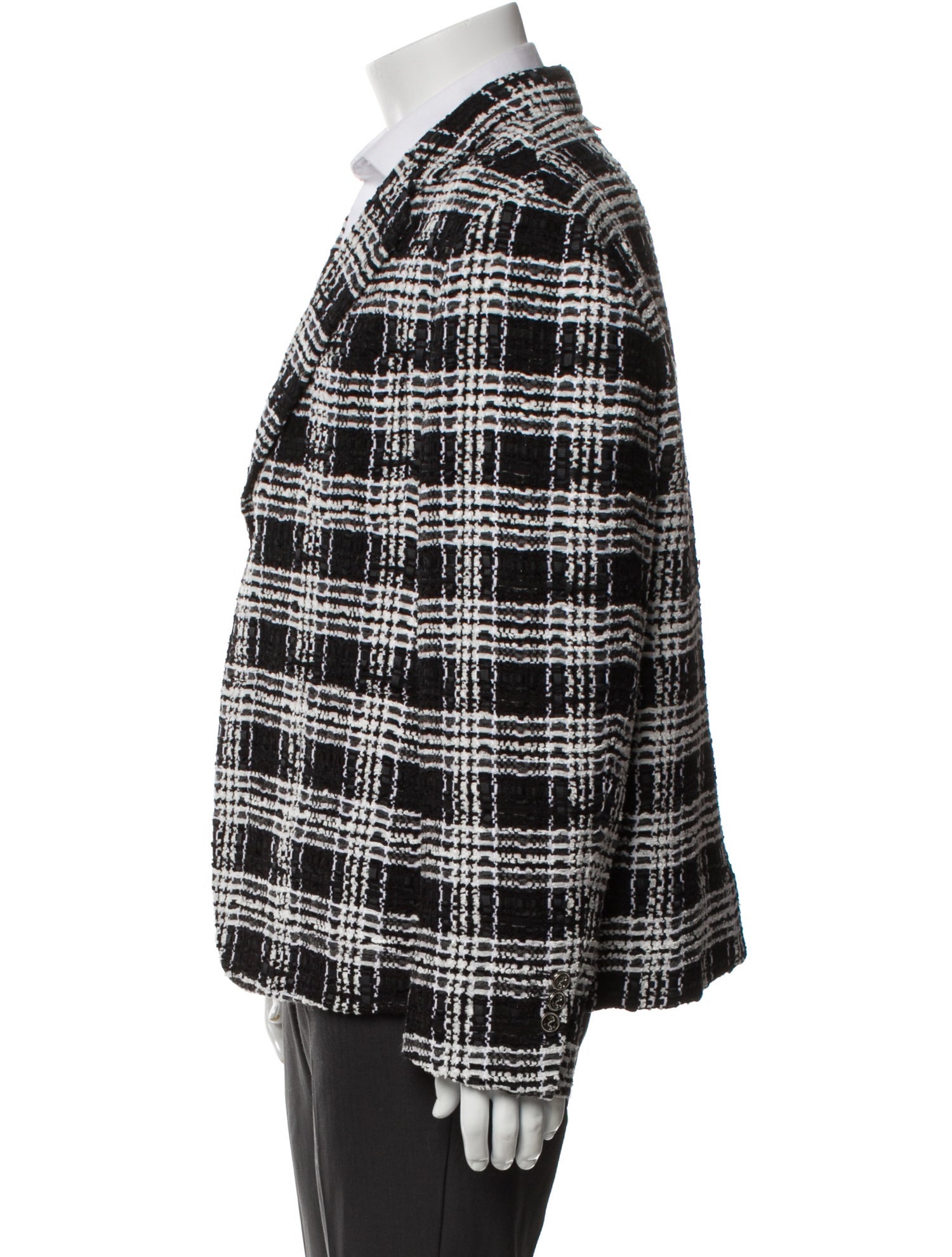 Thom Browne Plaid Print Blazer w/ Tags