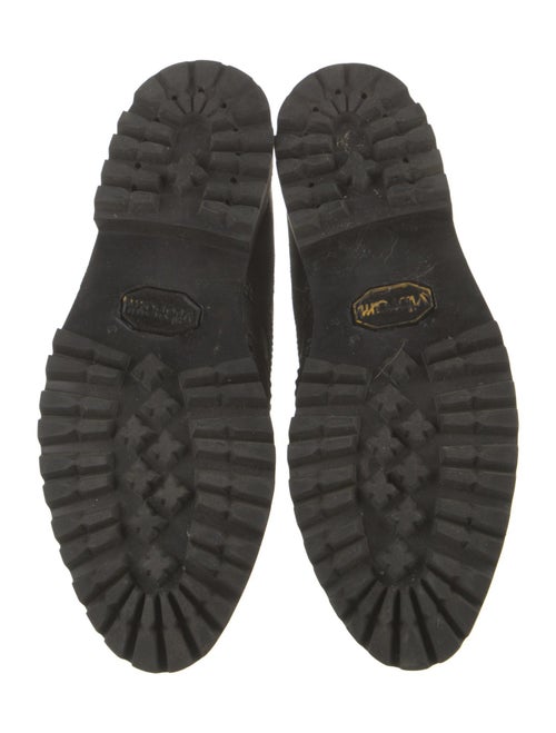 Thom Browne Leather Lasercut Accents Combat Boots