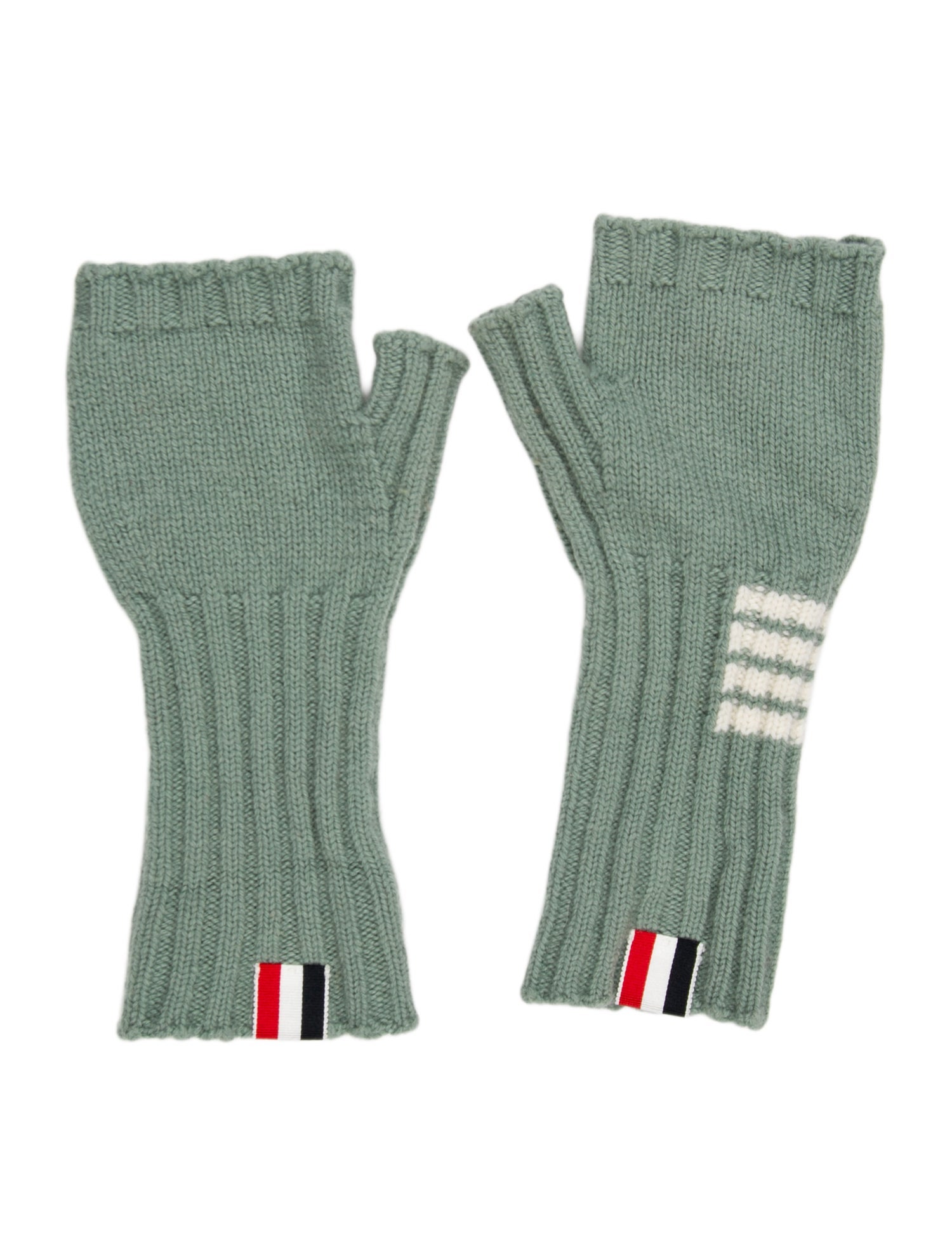 Thom Browne Knit Winter Gloves
