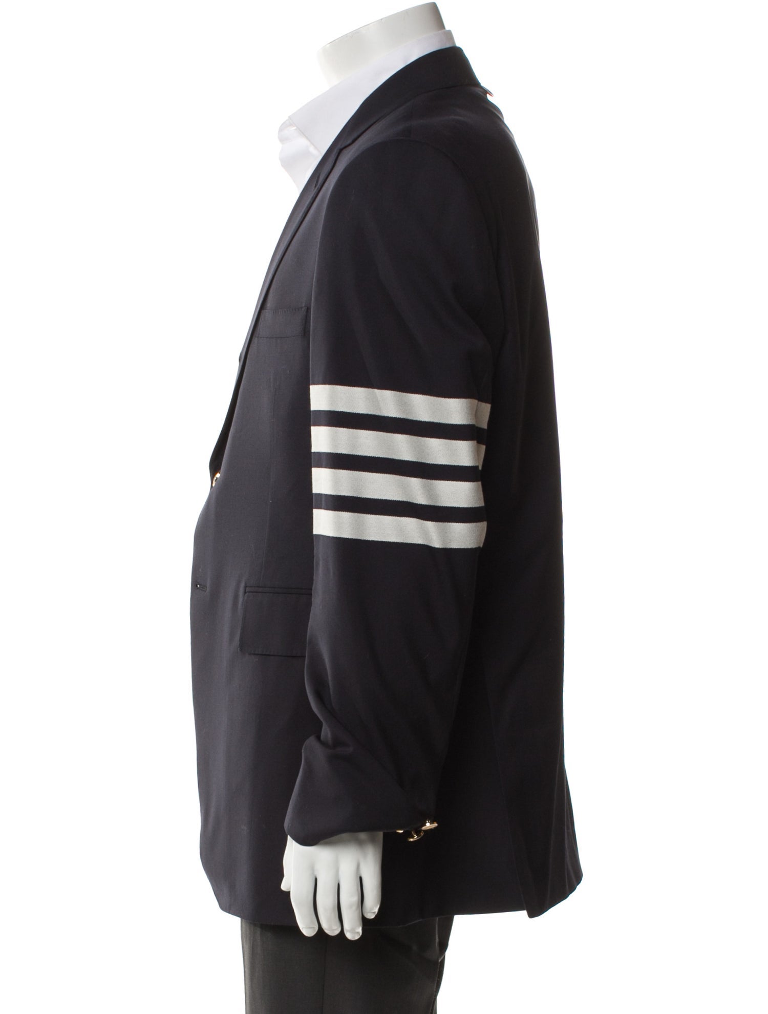 Thom Browne 4-Bar Wool Blazer