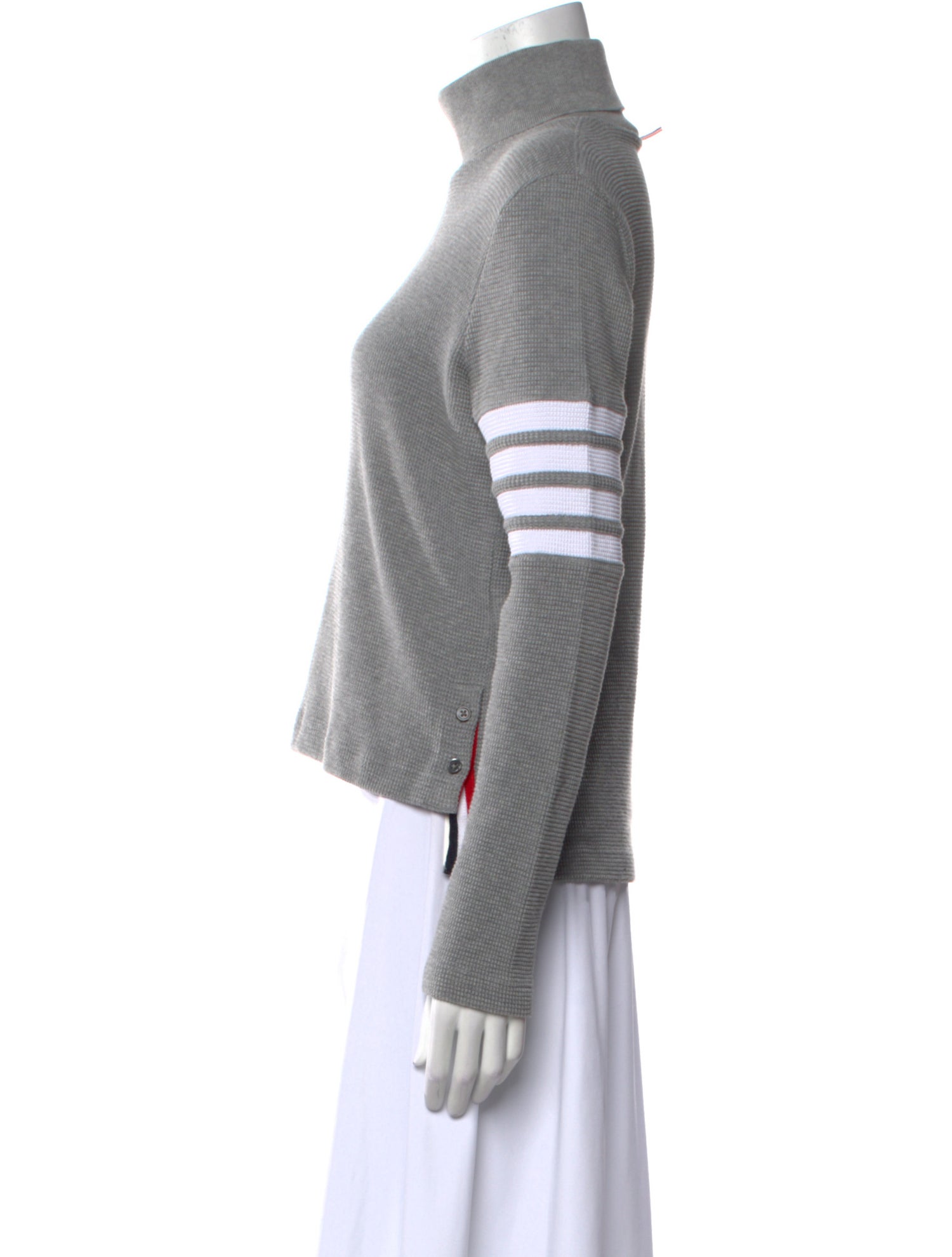 Thom Browne 4-Bar Striped Sweatshirt