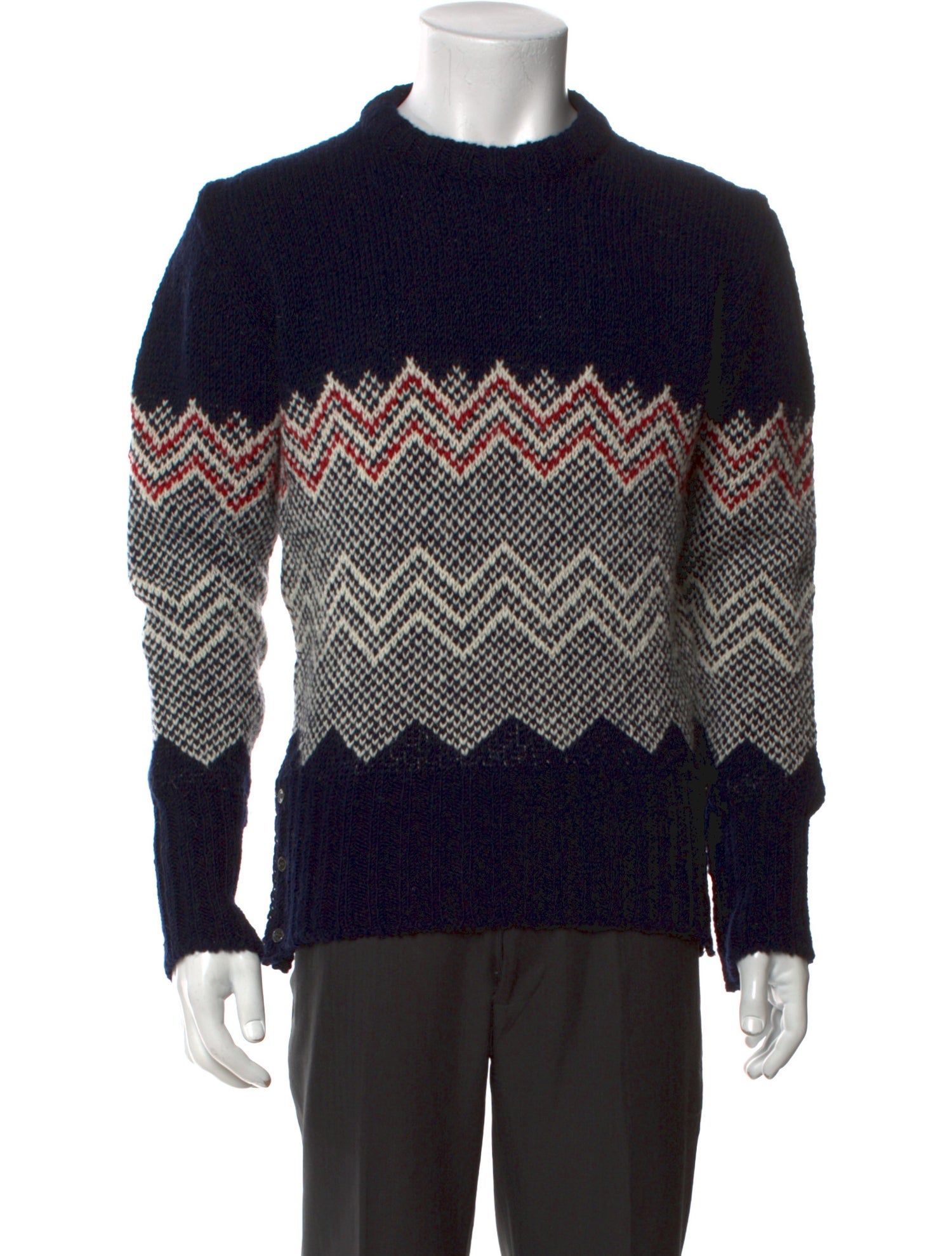 Thom Browne Printed Crew Neck Pullover w/ Tags