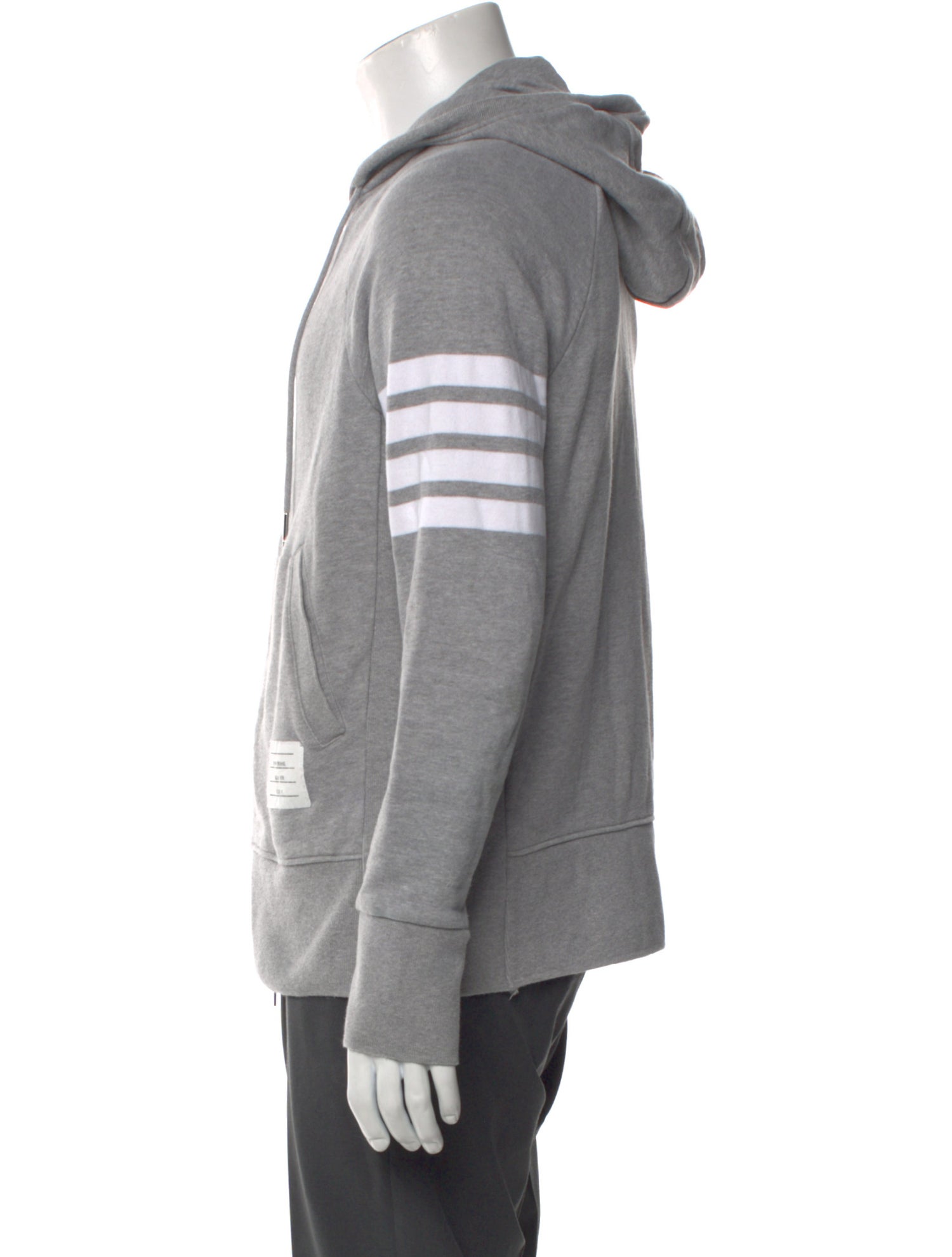 Thom Browne 4-Bar Striped Hoodie