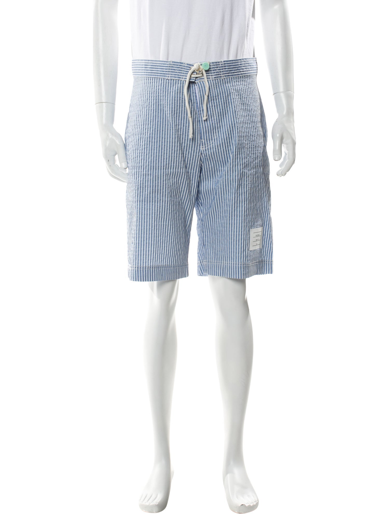 Thom Browne Striped Swim Trunks