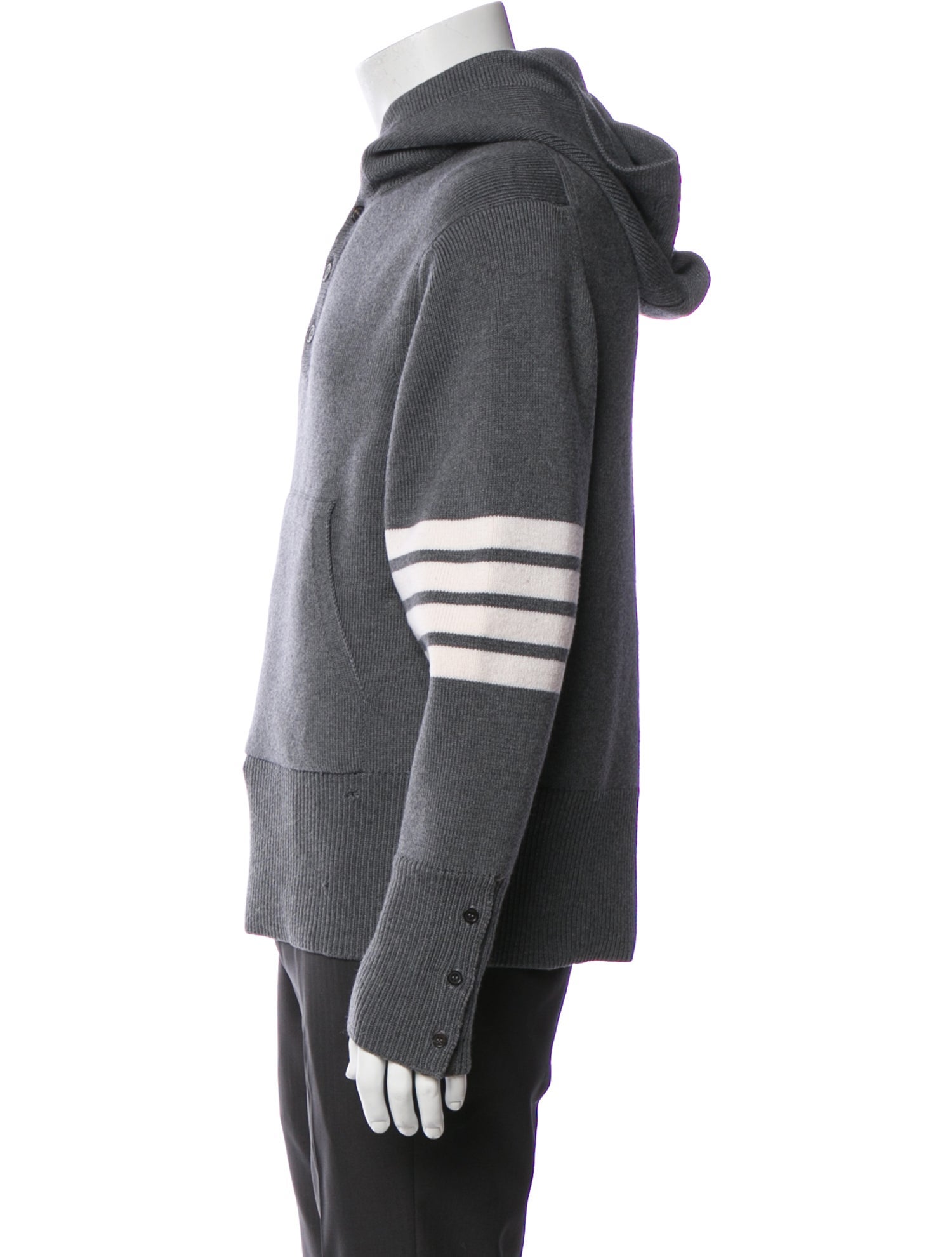 Thom Browne Hooded Wool Hoodie