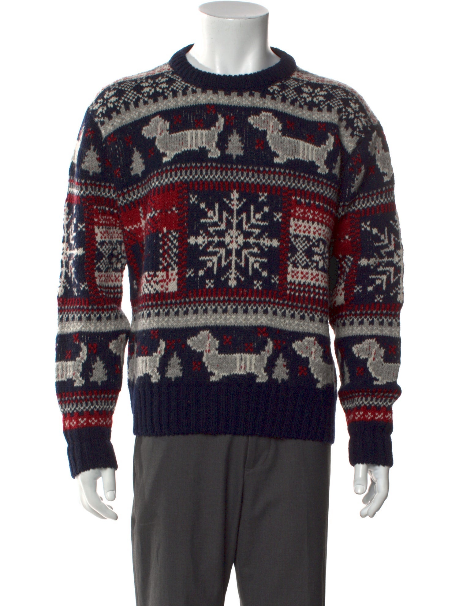 Thom Browne Holiday Hector Wool Pullover