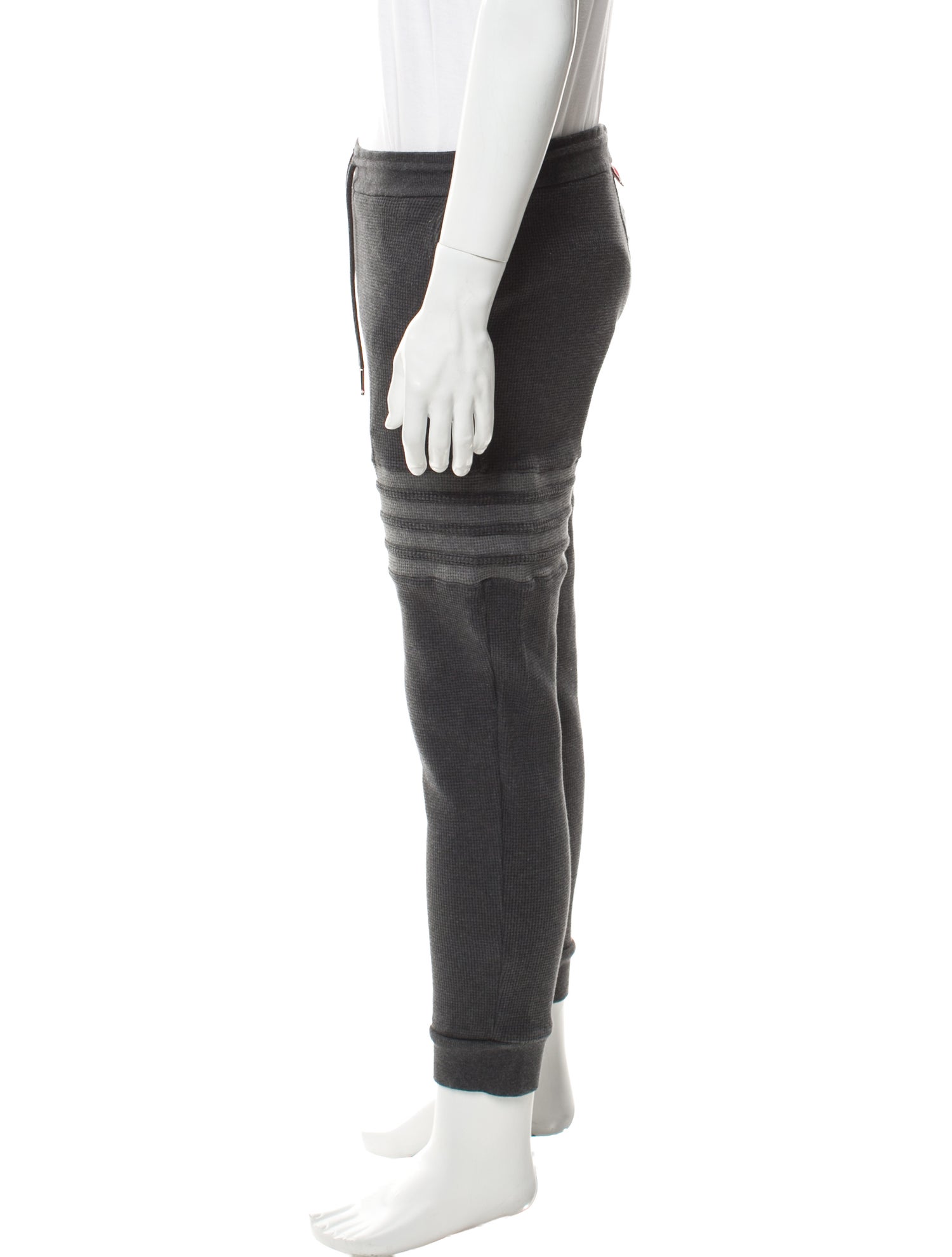 Thom Browne Waffle 4-Bar Joggers