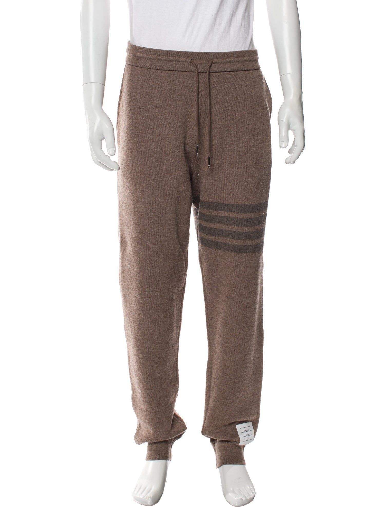 Thom Browne 4-Bar Striped Sweatpants