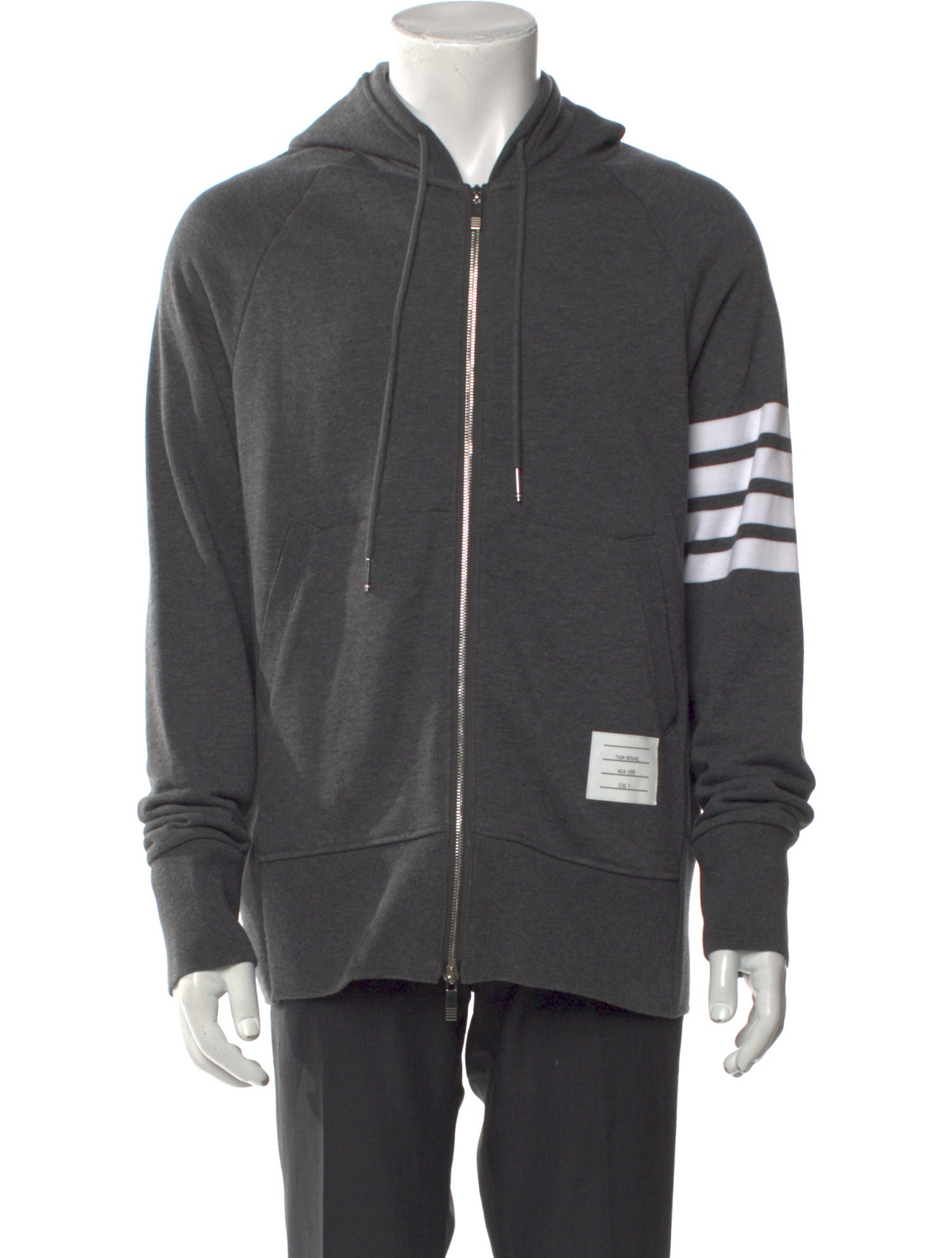 Thom Browne 4-Bar Crew Neck Cardigan