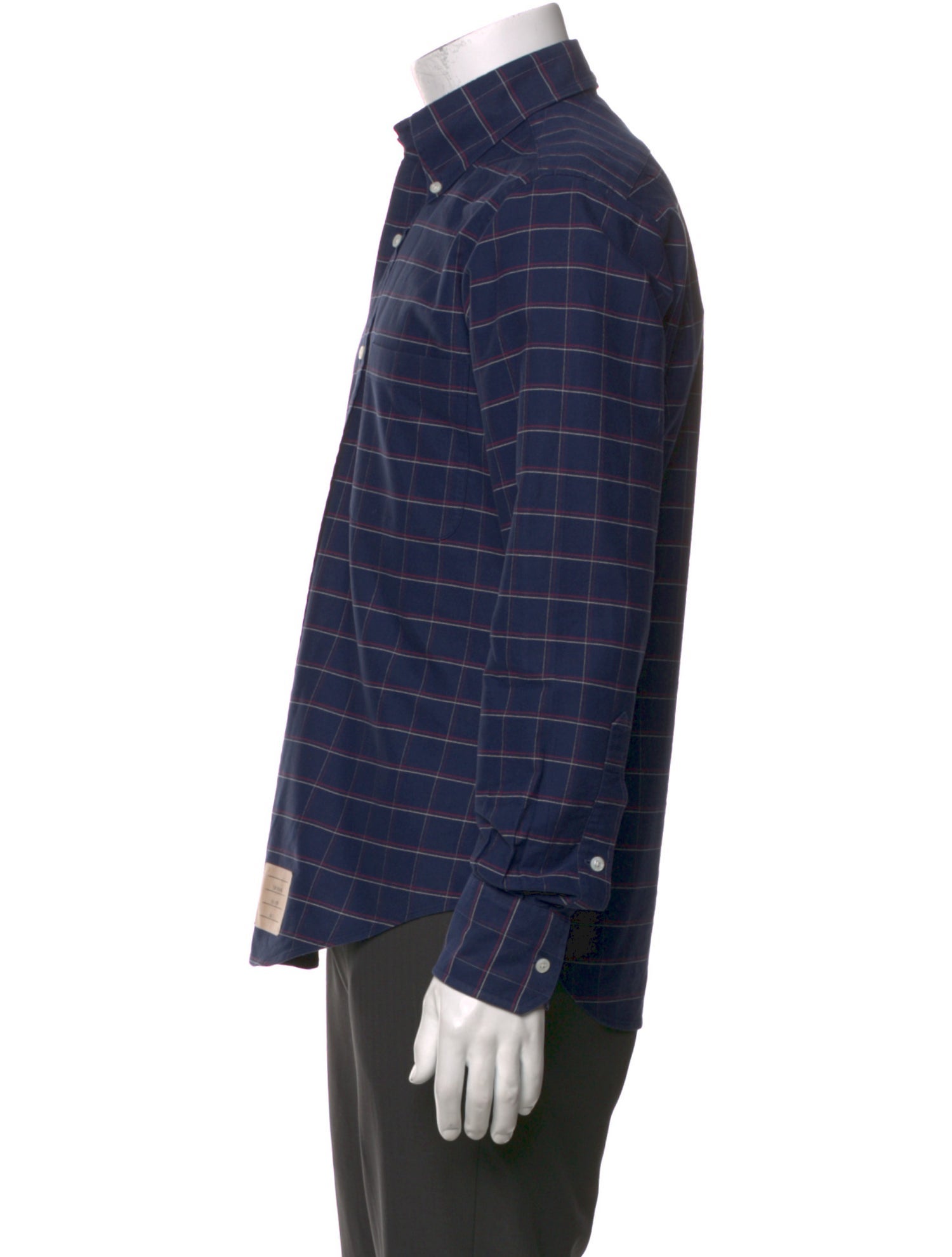 Thom Browne Striped Long Sleeve Shirt