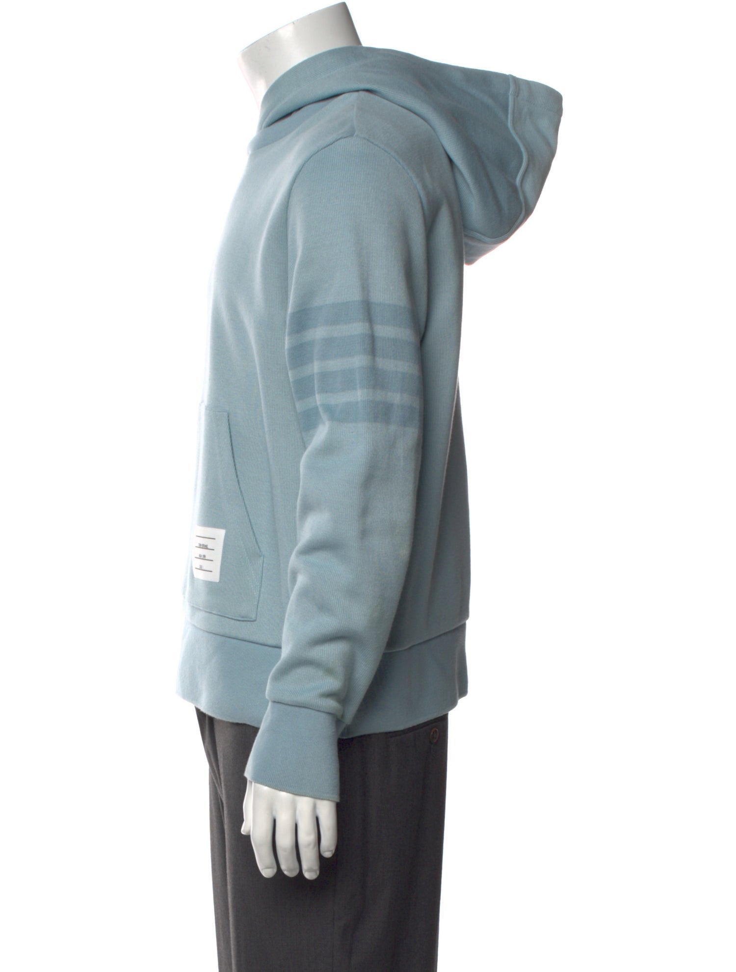 Thom Browne 4 Bar Stripe Crew Neck Hoodie