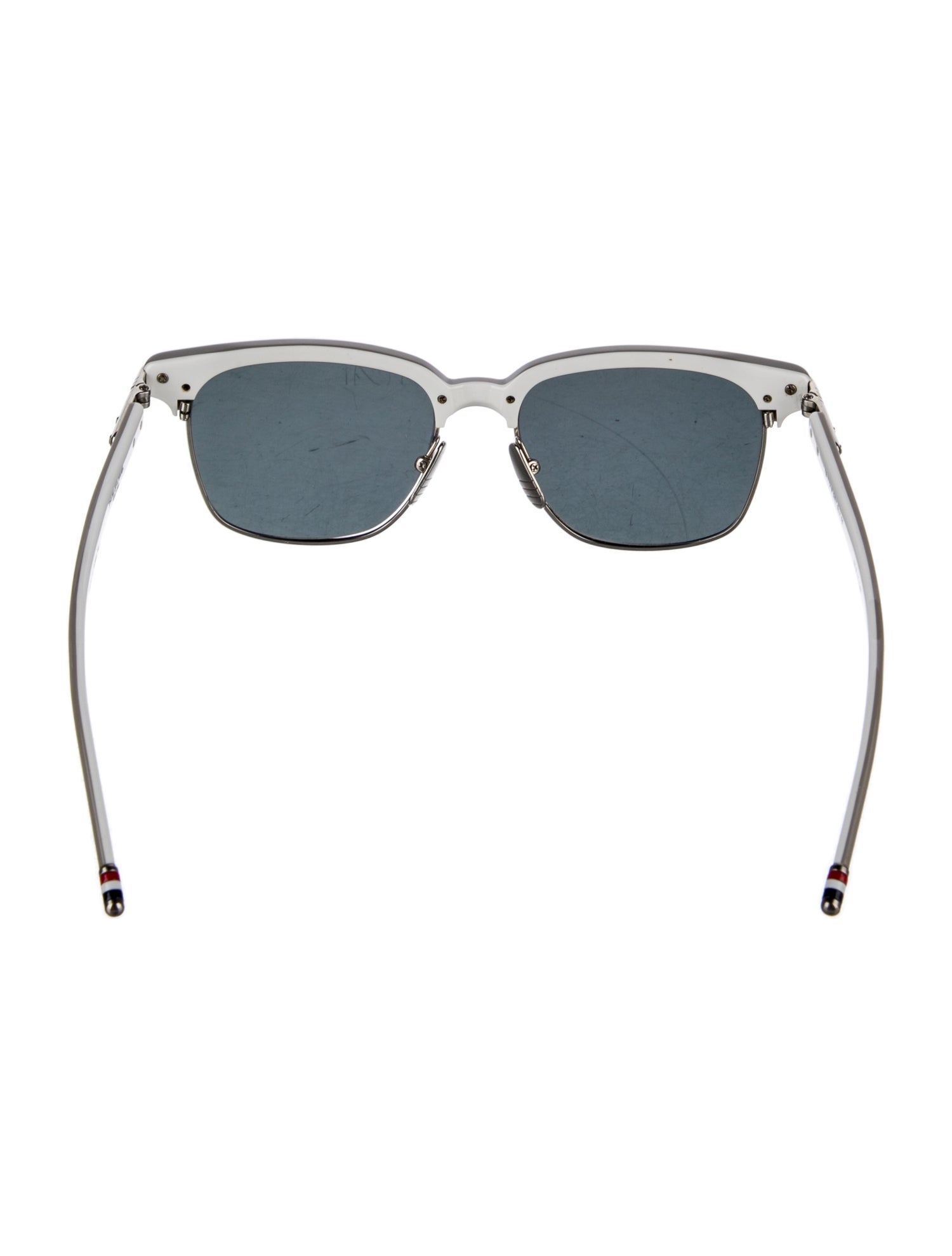 Thom Browne Wayfarer Mirrored Sunglasses