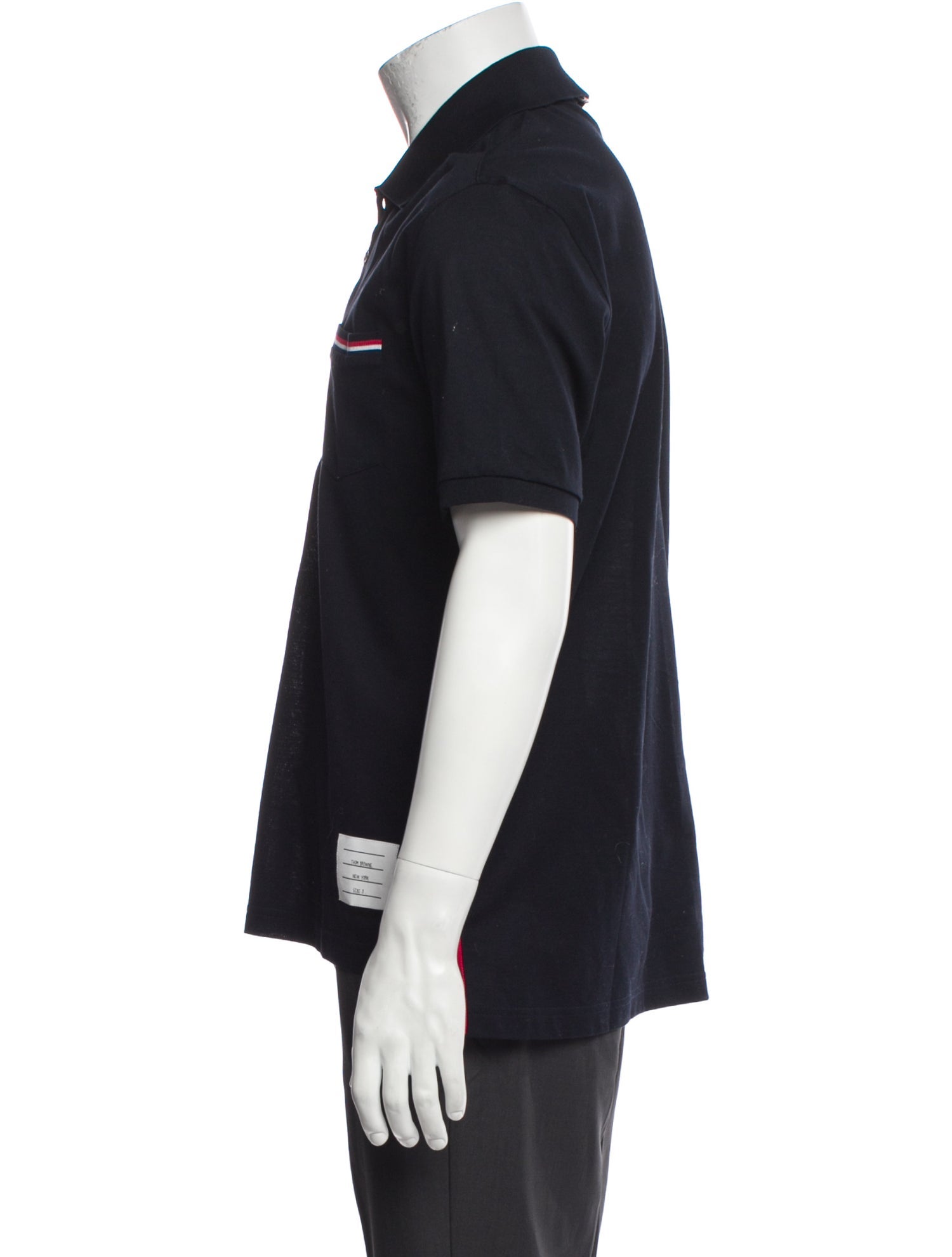 Thom Browne Collar Short Sleeve Polo Shirt w/ Tags