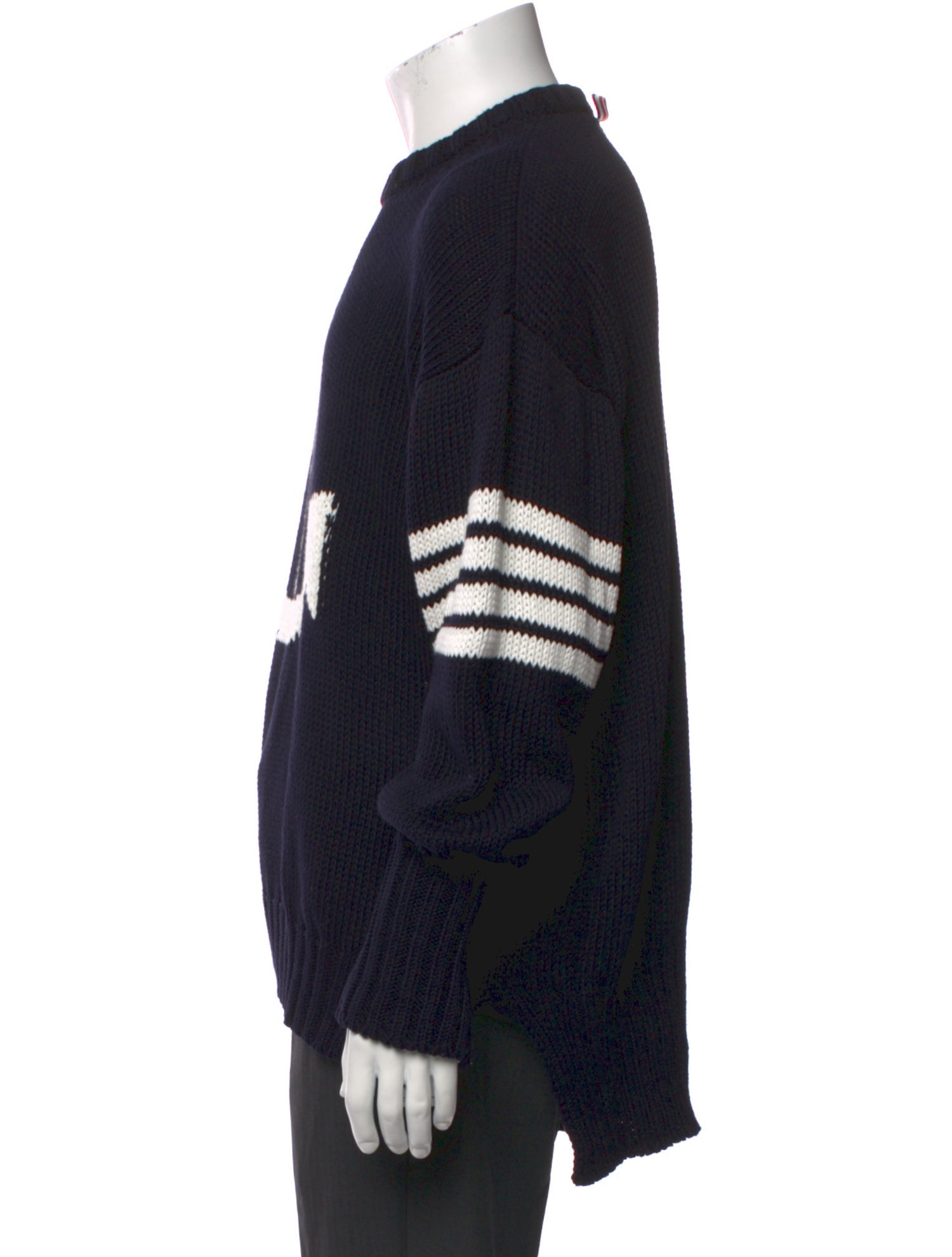 Thom Browne Graphic Print Crew Neck Pullover